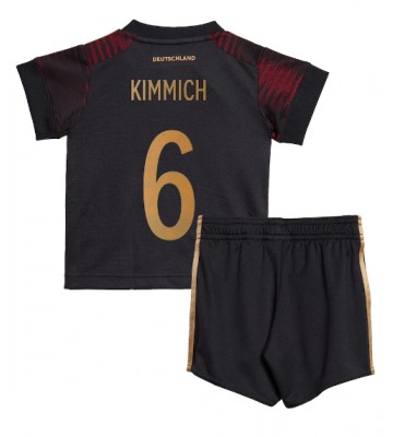 Maillot de foot Allemagne Joshua Kimmich #6 Extérieur enfant Monde 2022 Manches Courte (+ pantalon court)